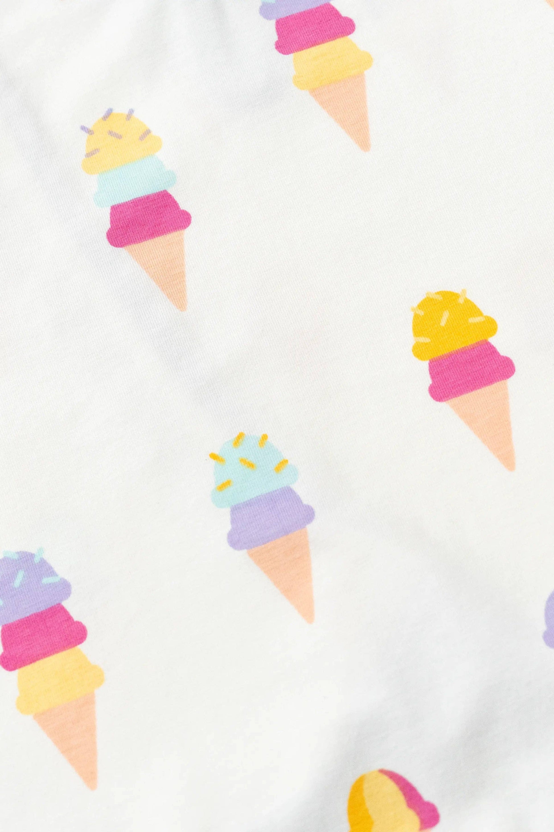 Ruffle Short Set - Ice Cream Social