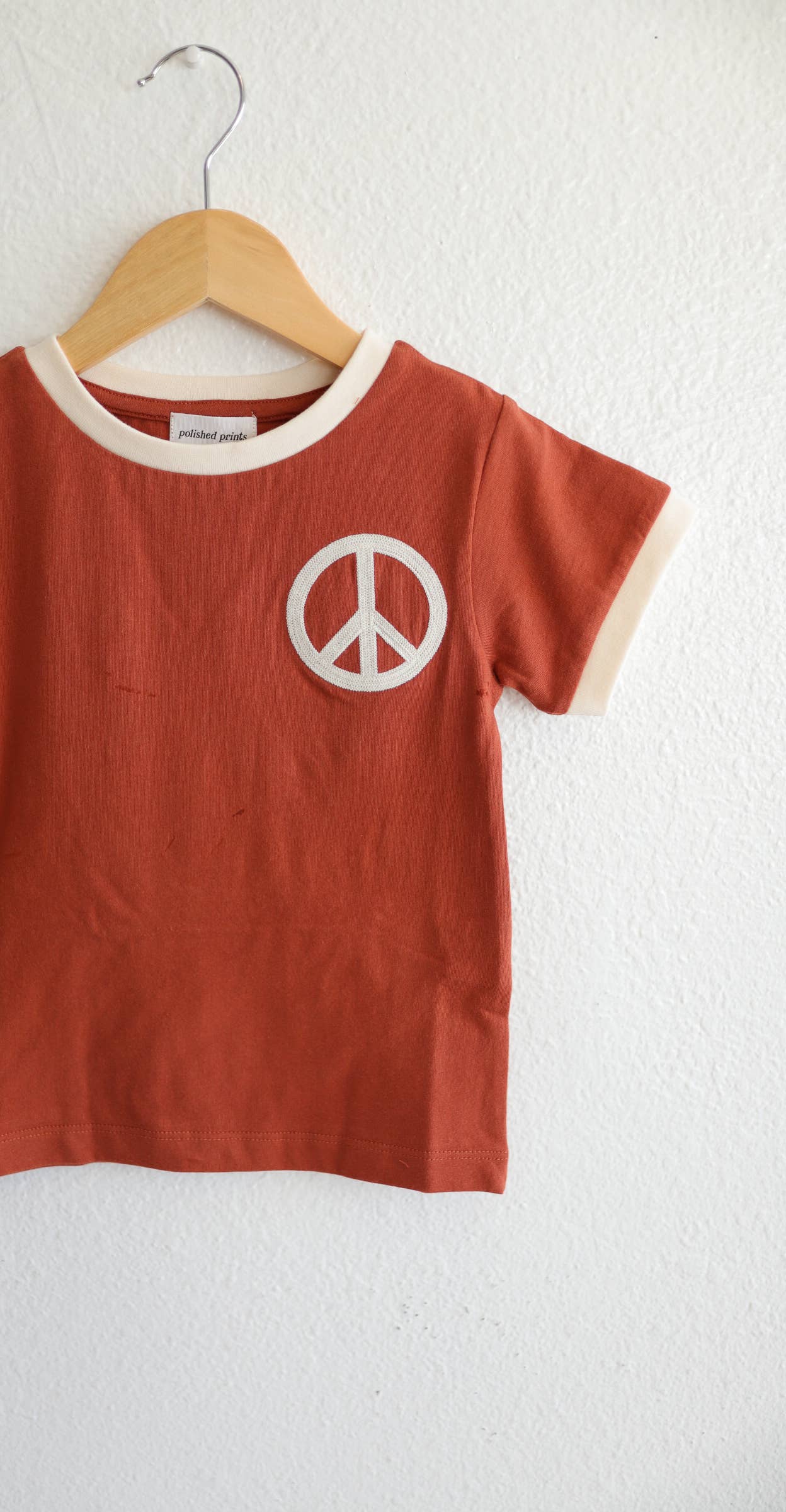 Peace Ringer Graphic Shirt