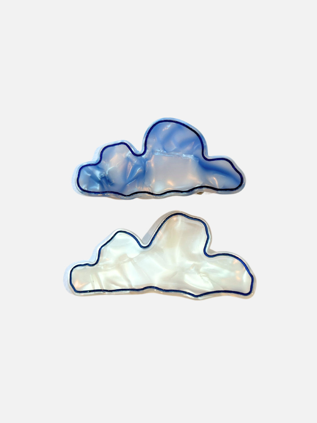 Cloud Hairclips