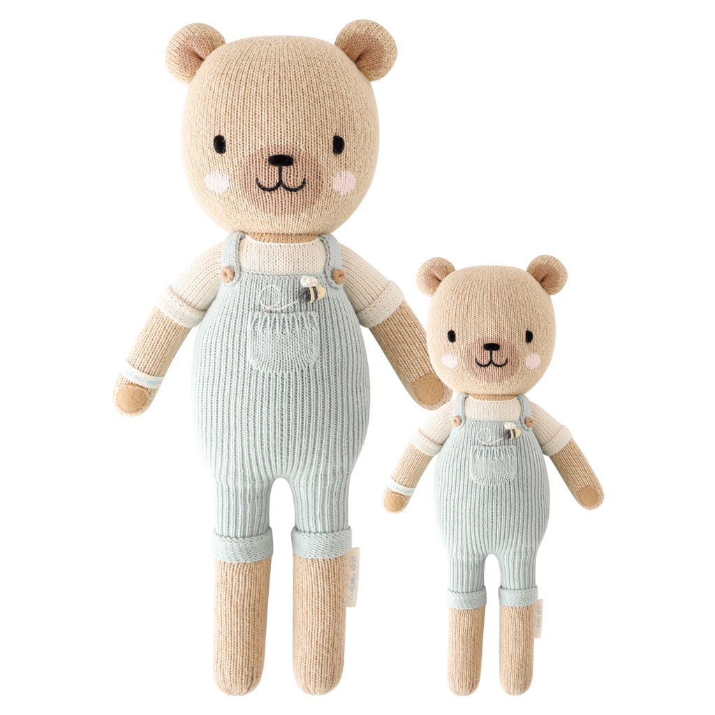 Charlie the Honey Bear Hand-Knit Doll, Gives 10 Meals