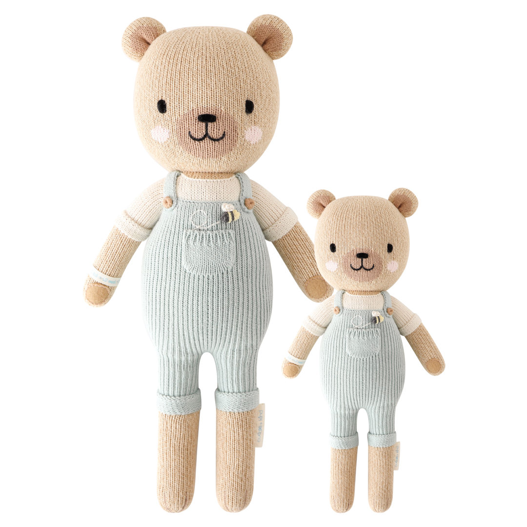 Charlie the Honey Bear Hand-Knit Doll, Gives 10 Meals
