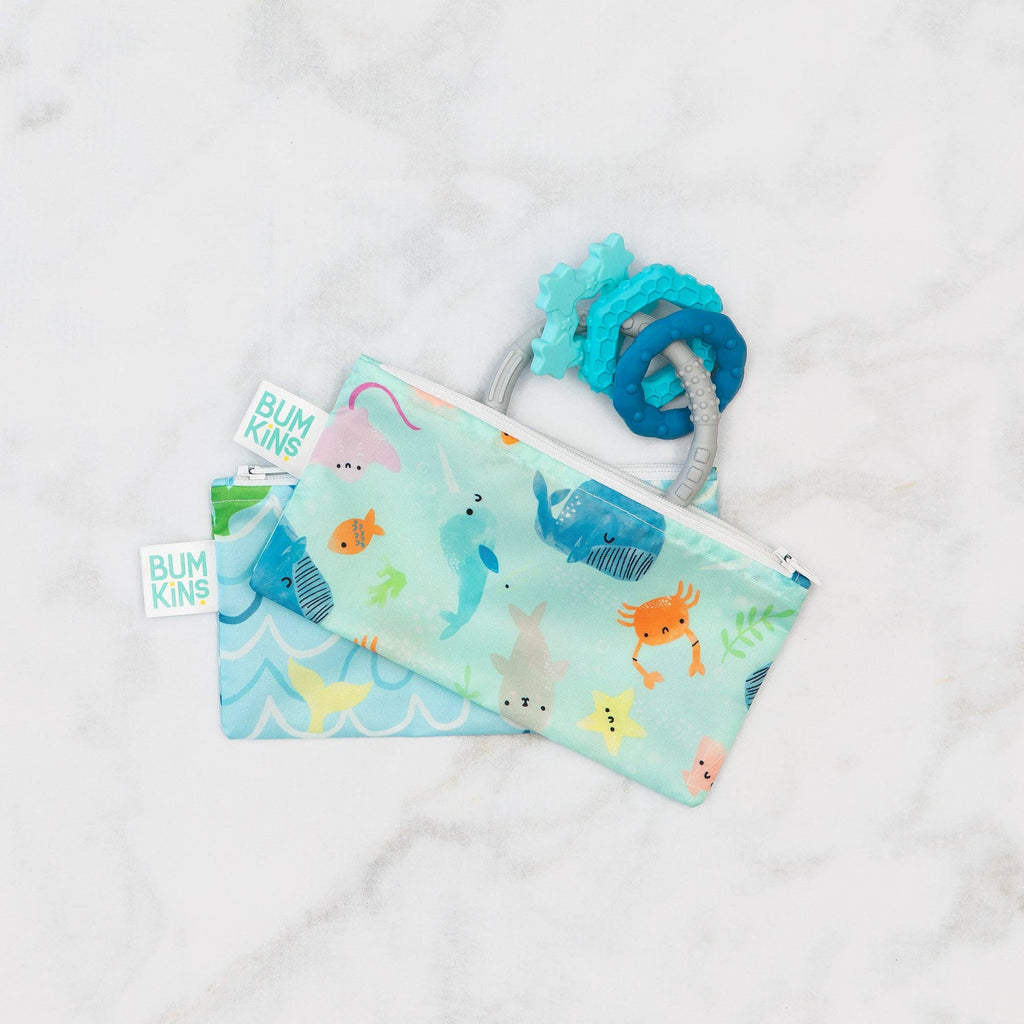 Silicone Teething Charms: Blue