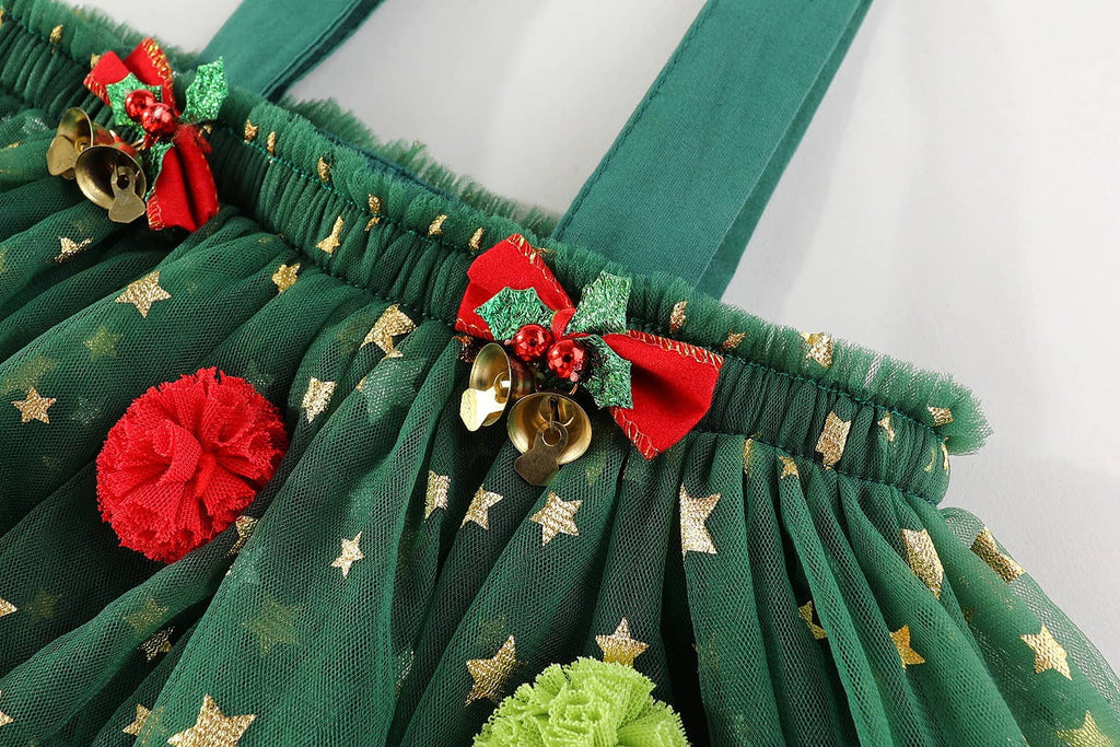 Christmas Tree Tulle Dress