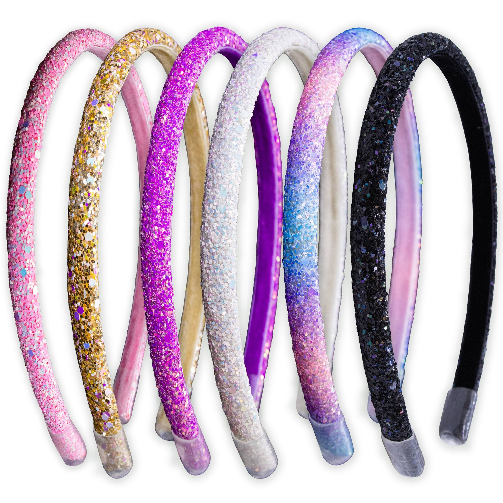 Glitter Headband - Thin Hairbands for Kids