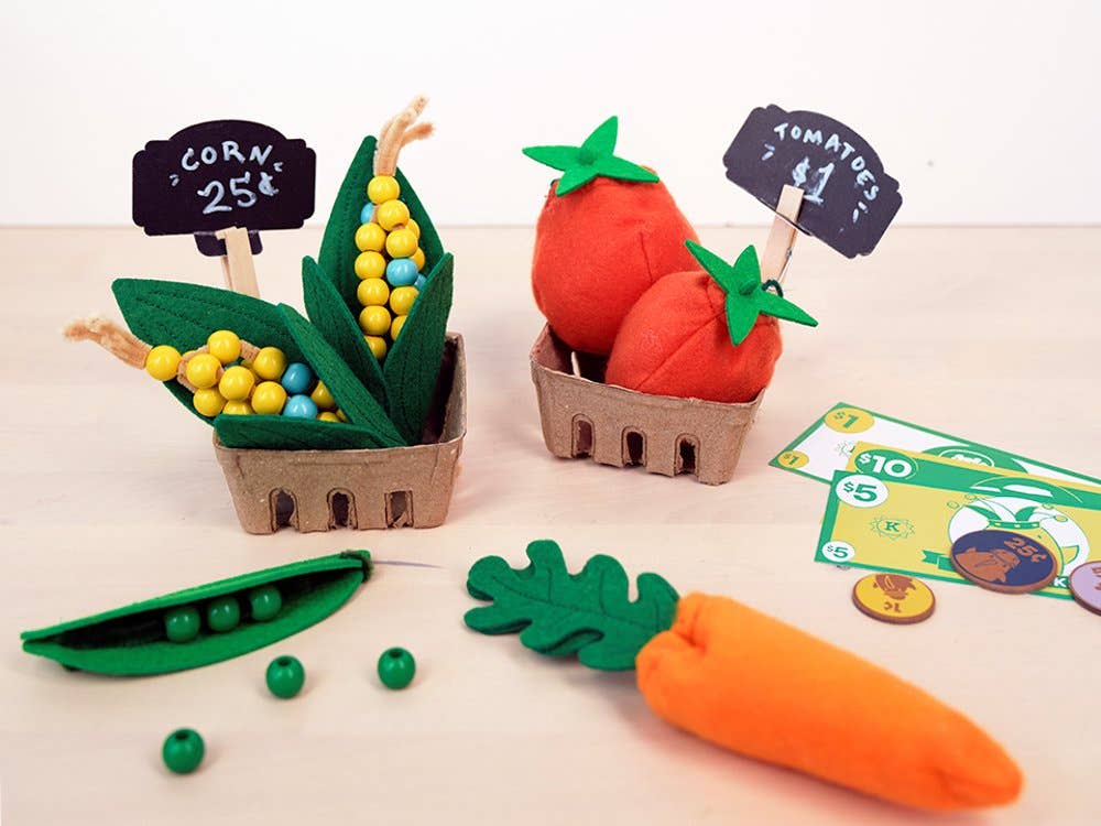 Learn & Grow Farmers Market Toy Kit for Kids