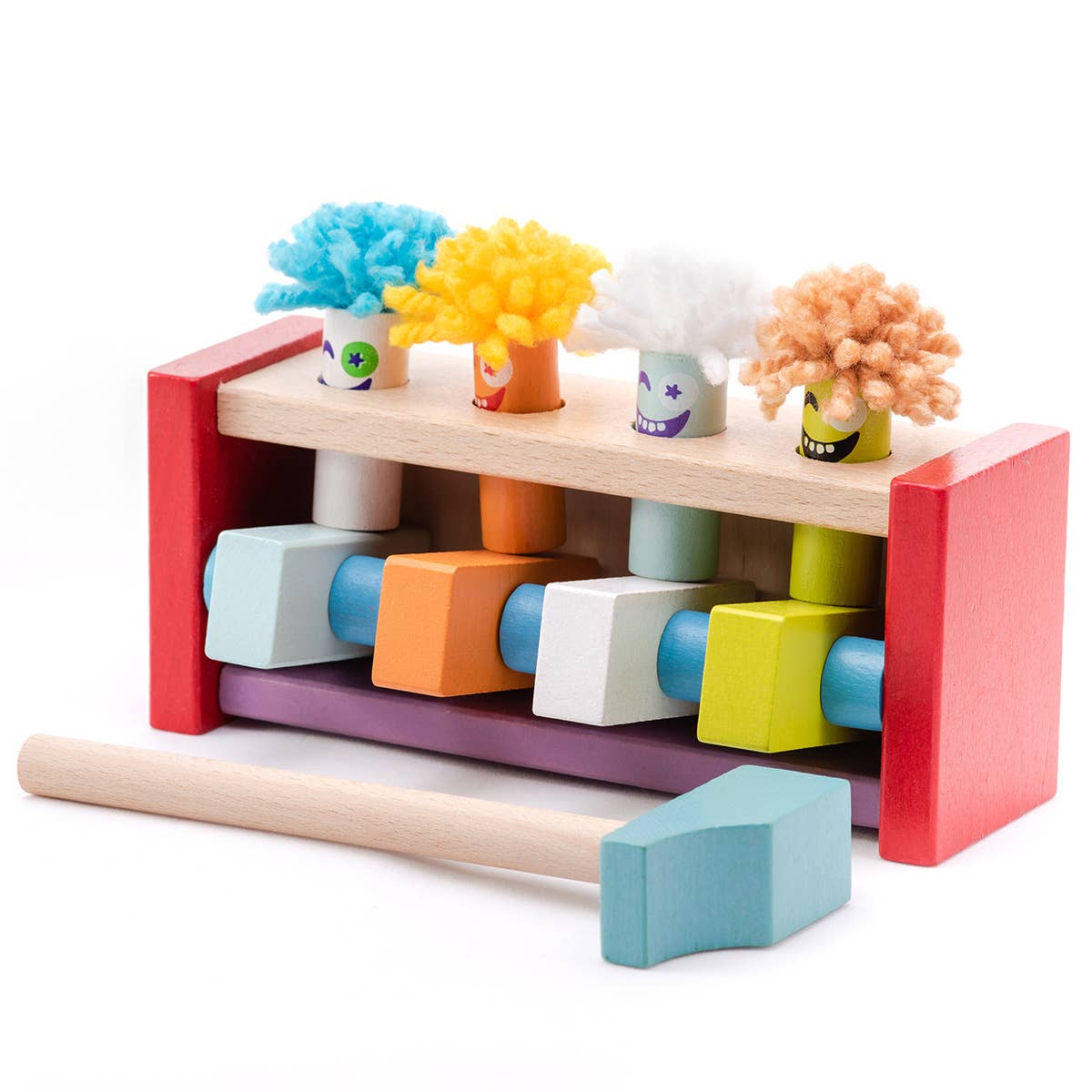 Jumping Clowns Wooden Toy