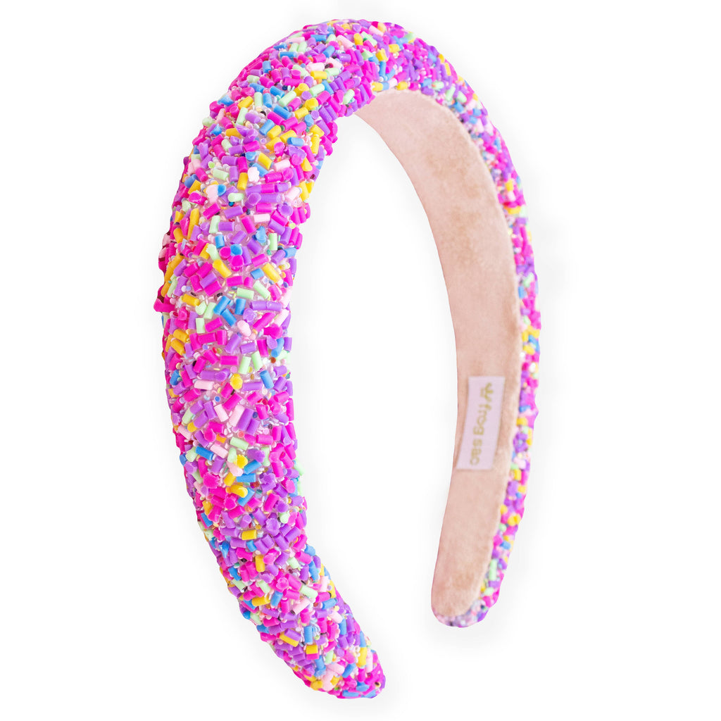 Kids Padded Sprinkle Headband | Pink or Light Blue