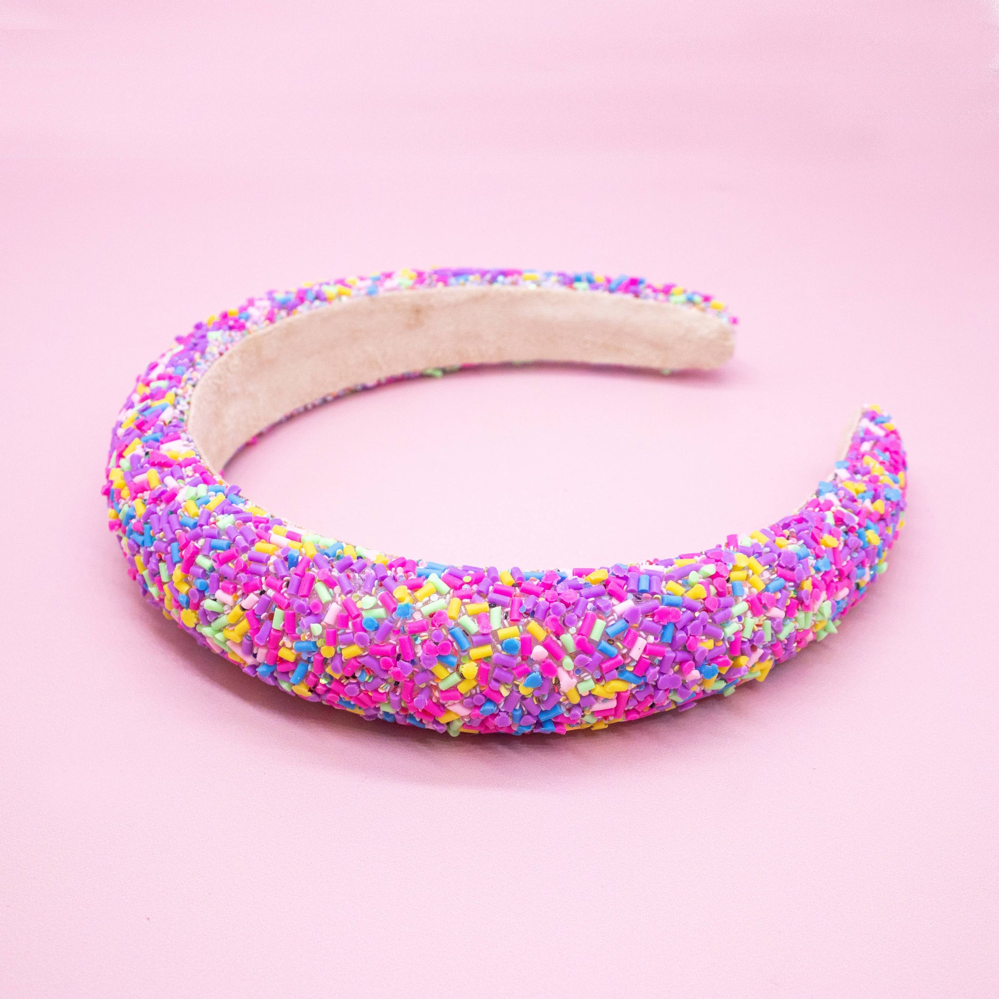 Kids Padded Sprinkle Headband | Pink or Light Blue