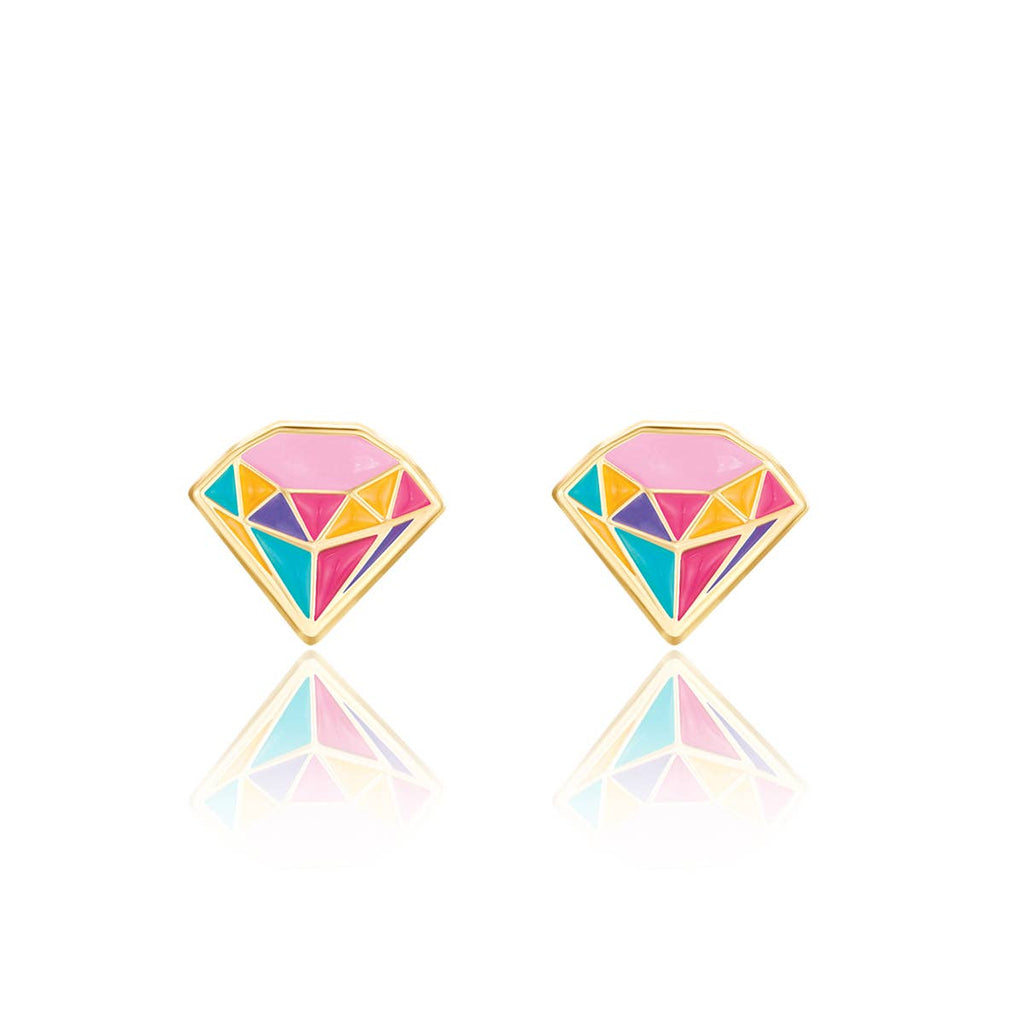 Princess Jewel Cutie Stud Earrings