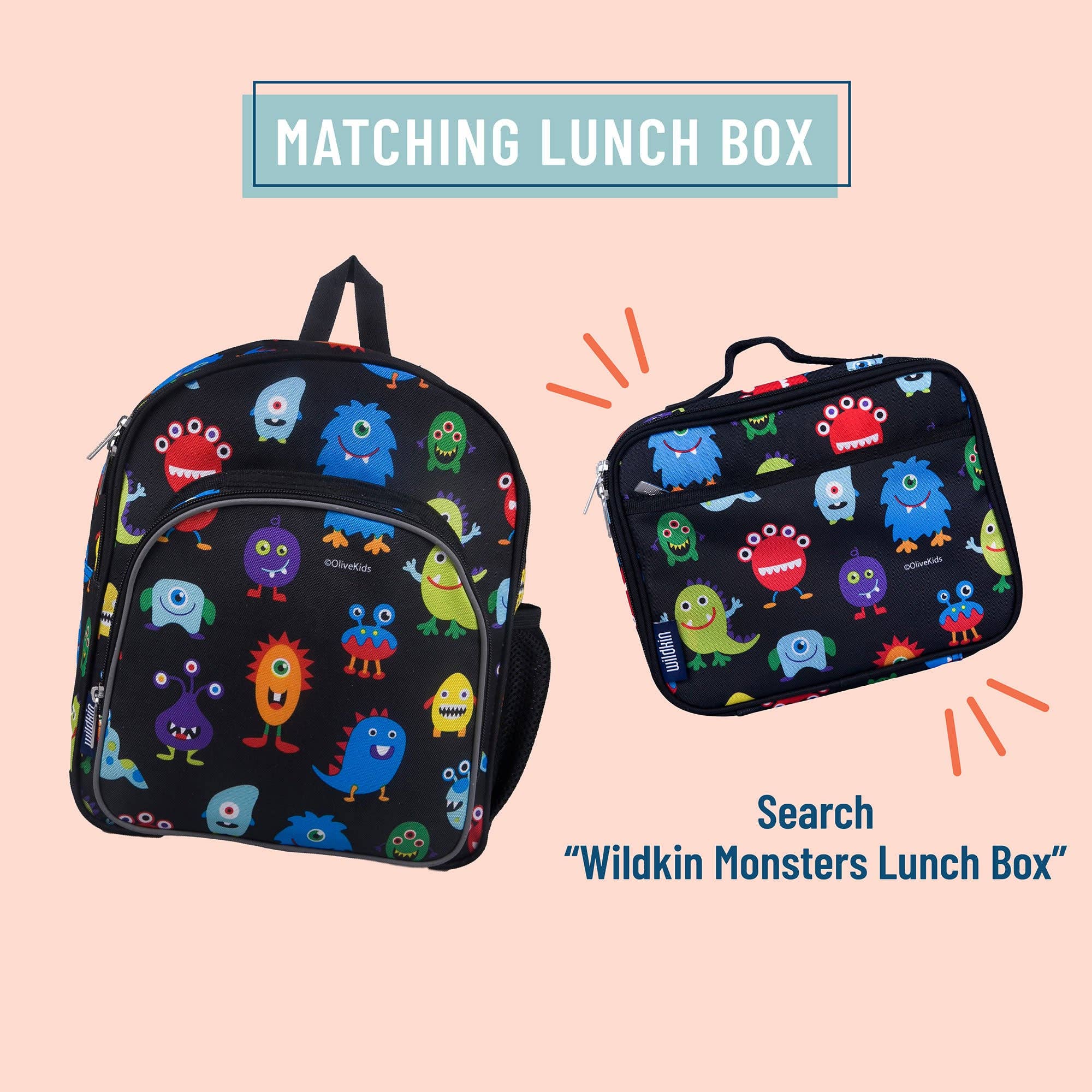 Monsters Backpack - 12 Inch - Thumbnail 5
