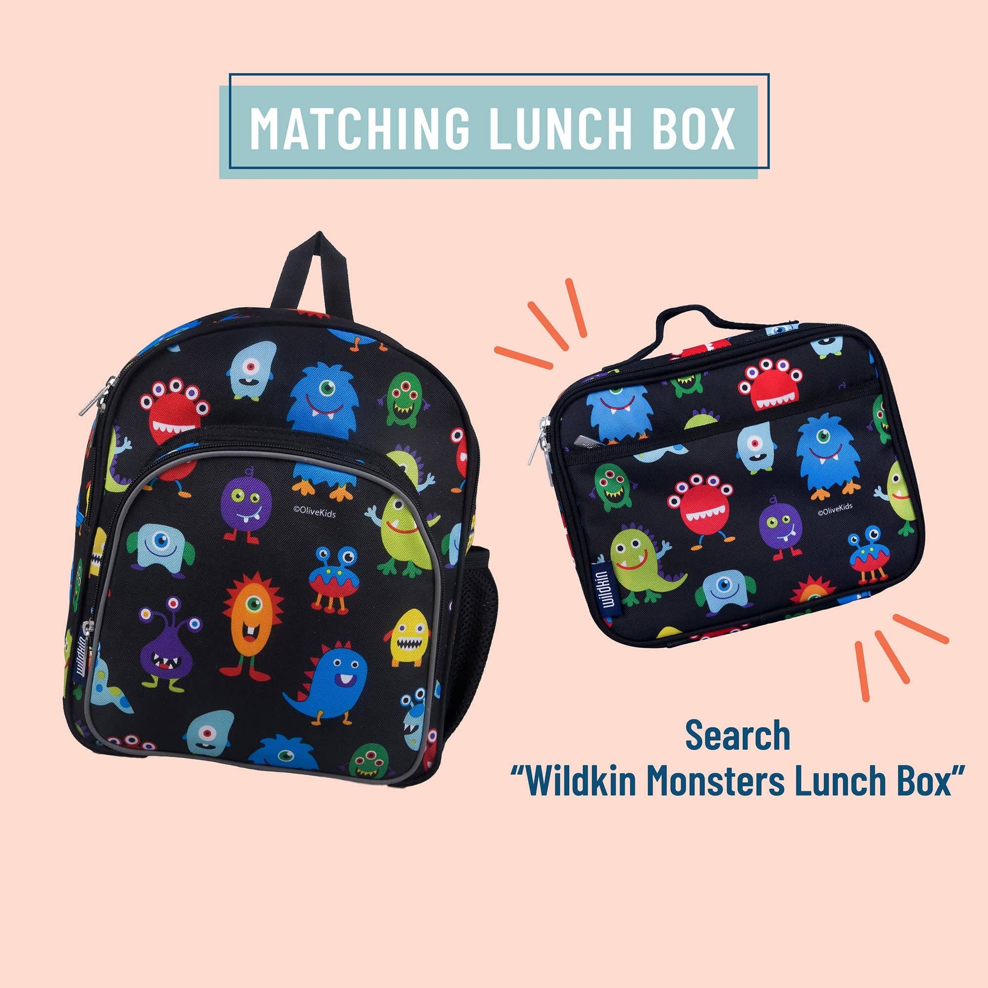 Monsters Backpack - 12 Inch