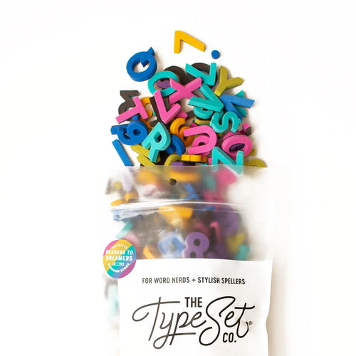 1" 200pc Rainbow Story Magnetic Letters