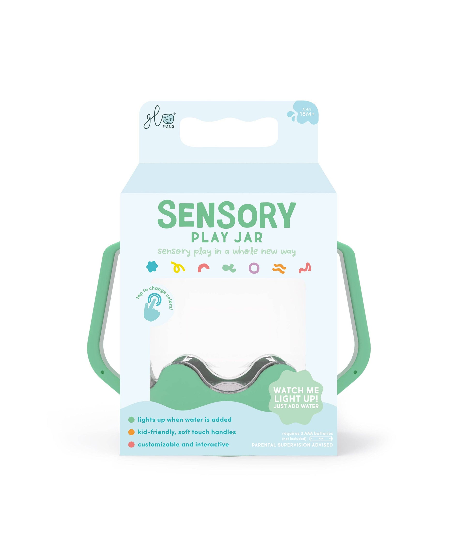 Teal Sensory Play Jar