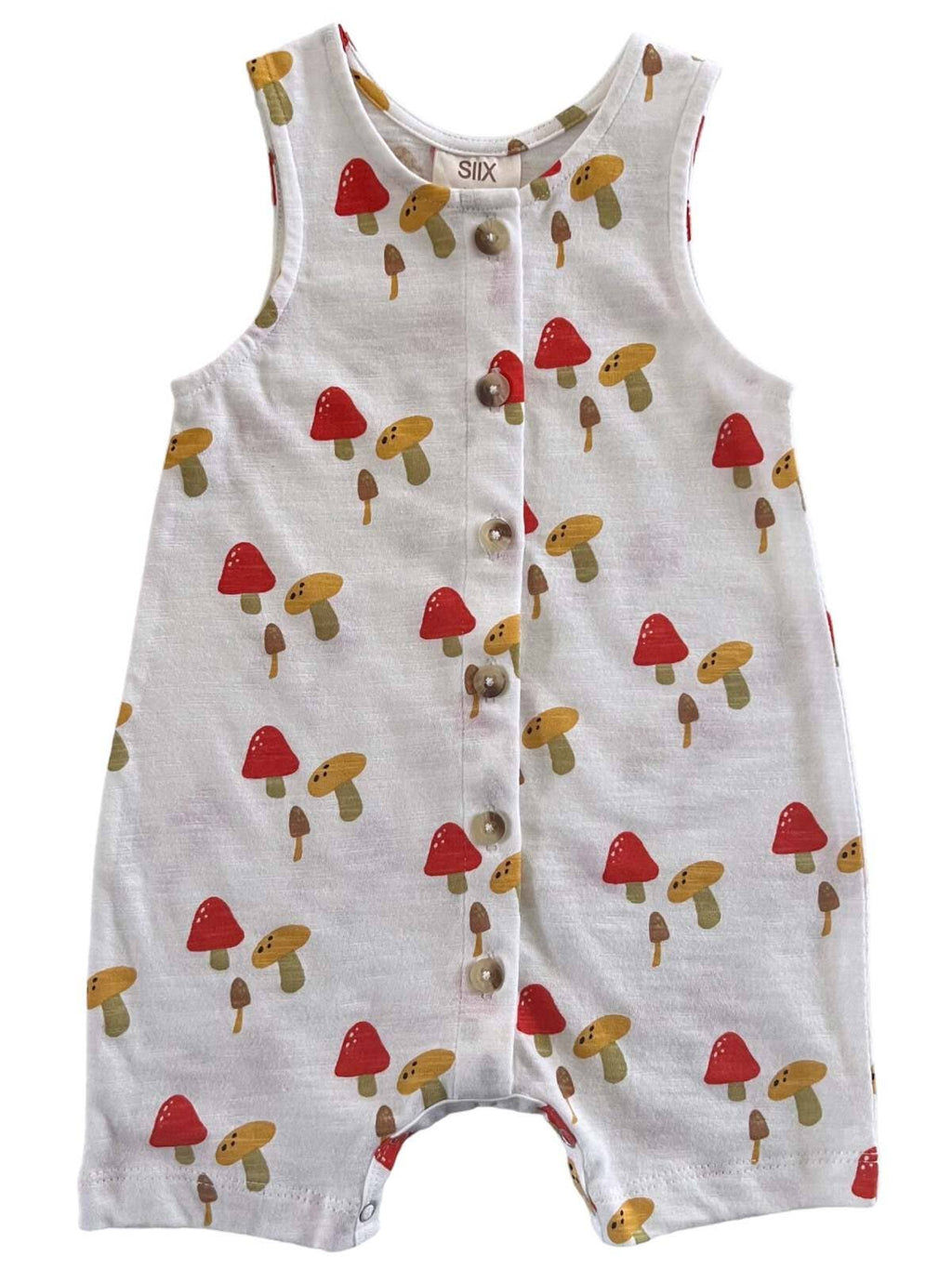 Mushroom Organic Bay Romper