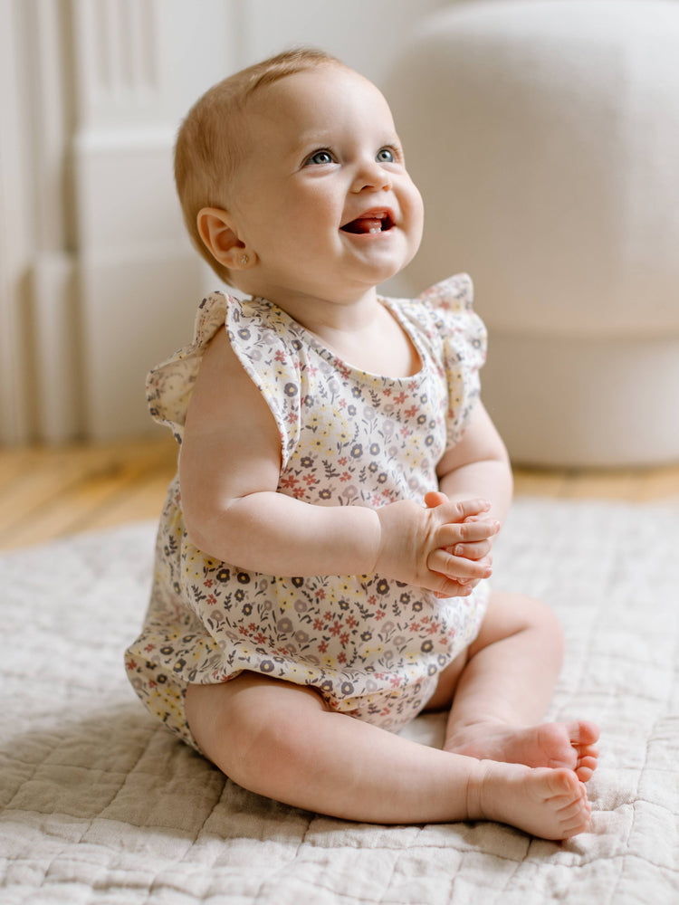 Organic Baby Sommer Romper - Giada Floral