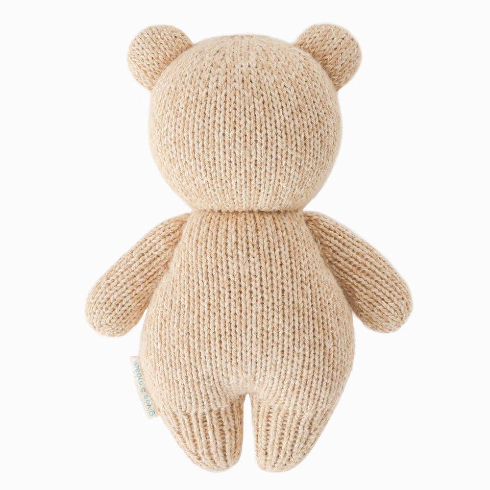Baby Honey Bear Hand-Knit Doll | Gives 5 Meals