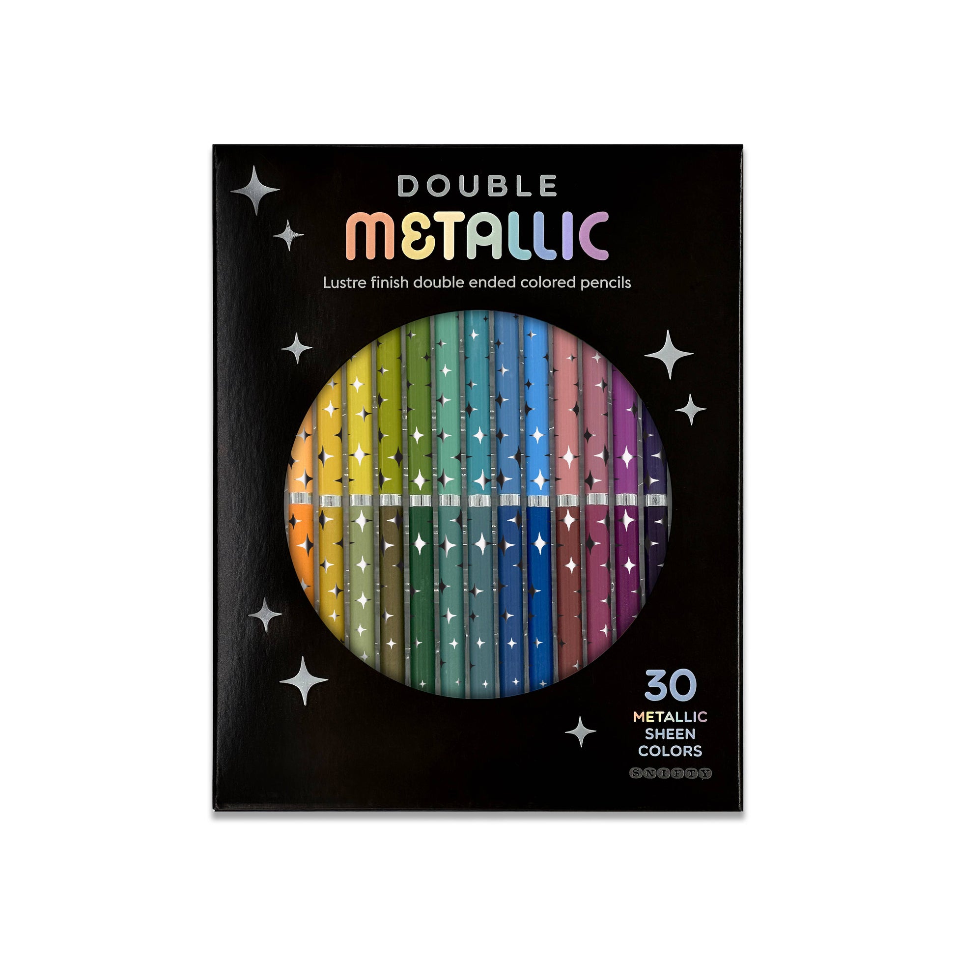 Double Metallic Dual Ended Colored Pencils