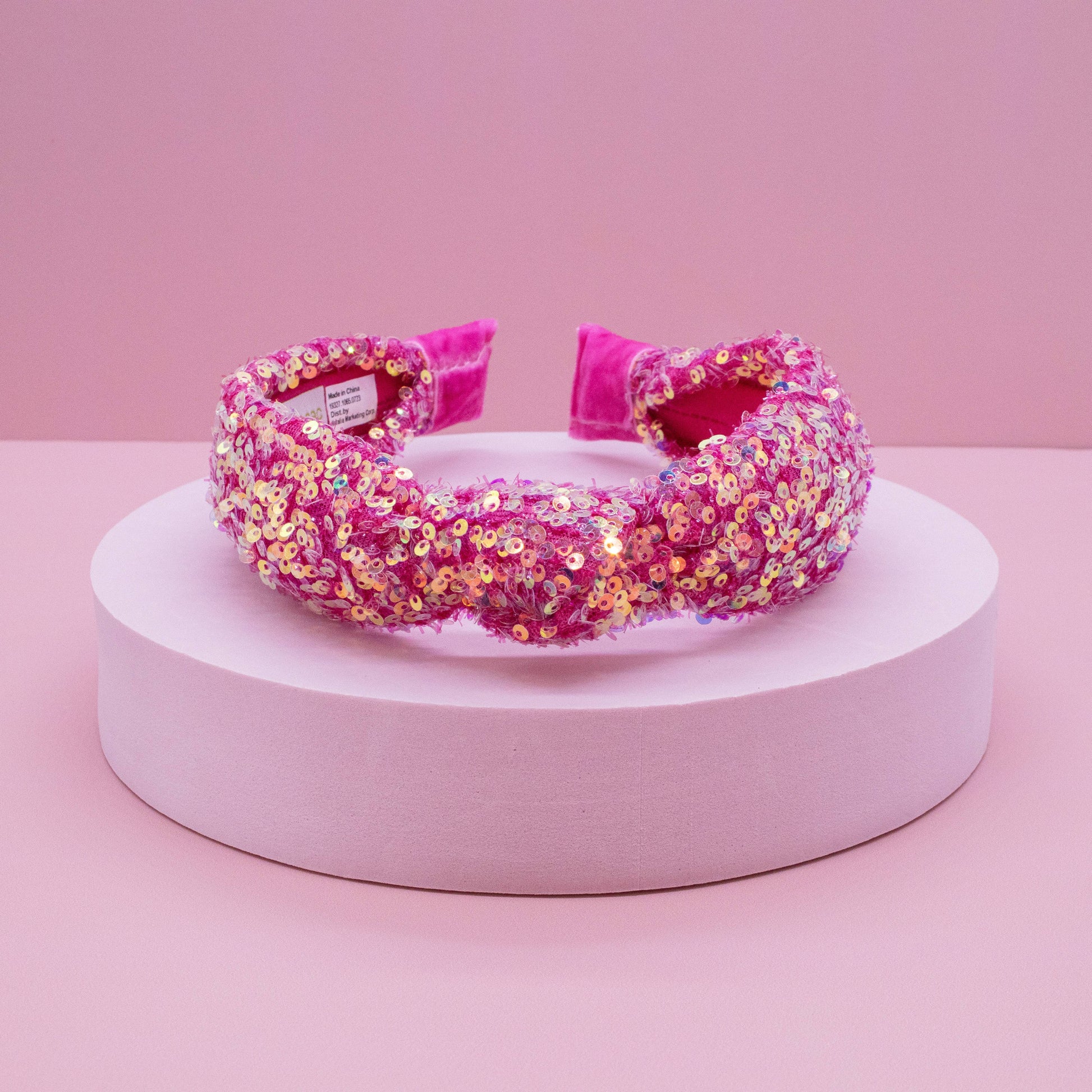 Kids Sequin Knot Headband | Purple or Rainbow
