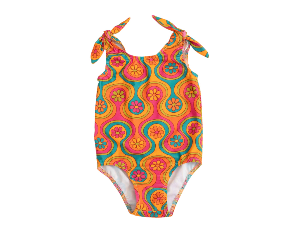 Groovy One Piece Swimsuit
