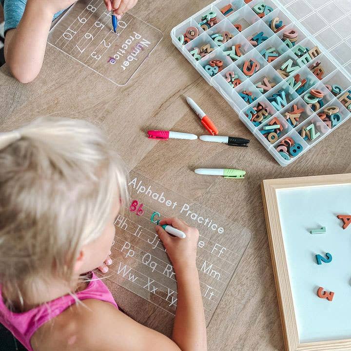 Alphabet Tracing Practice Board