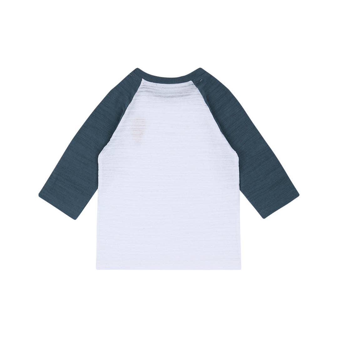 Daily Color Block Raglan 3/4 Sleeve T-Shirt