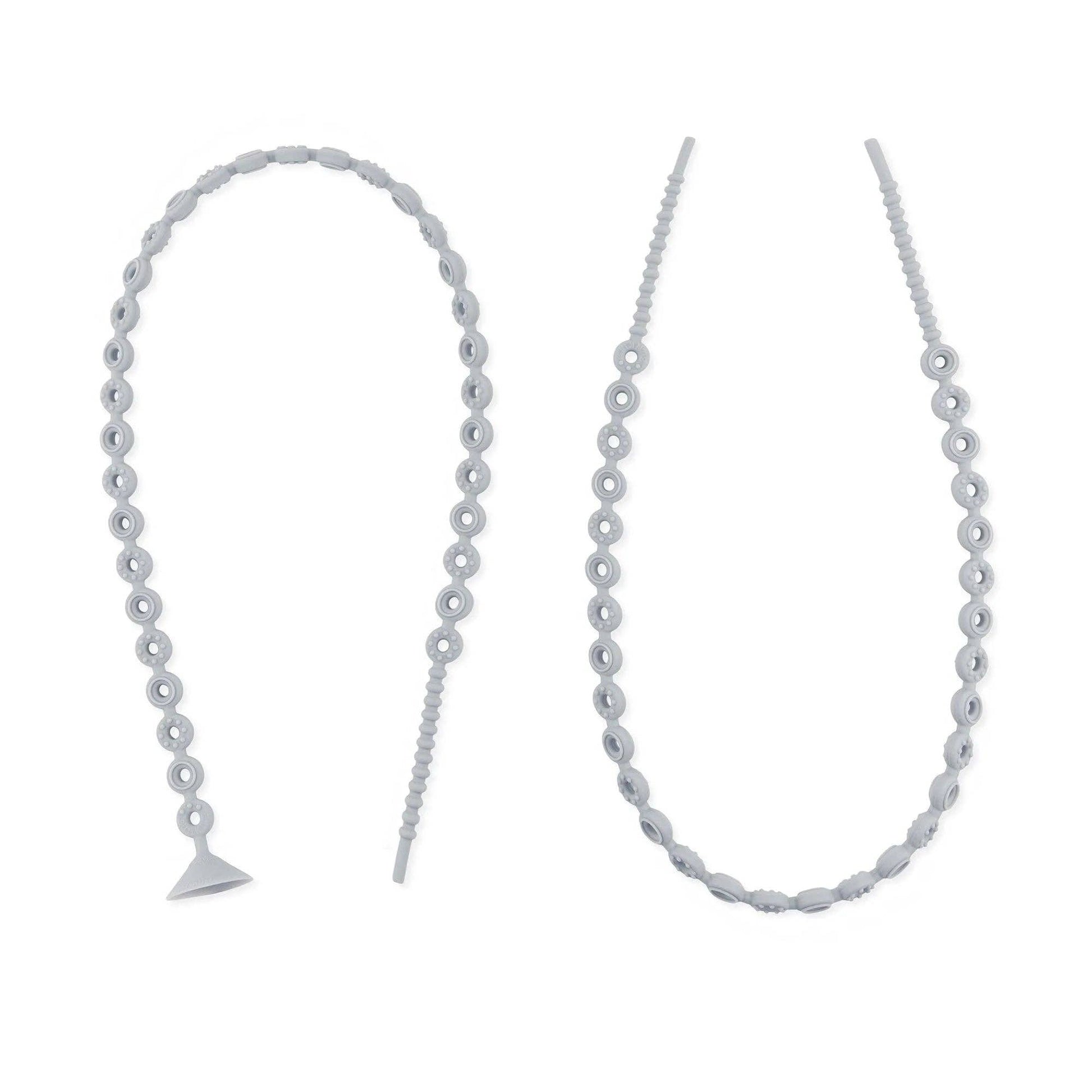 Silicone Accessory Tether 2-Pack: Gray