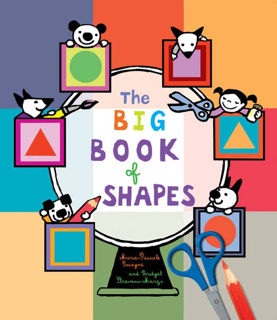 The Big Book of Shapes by Marie-Pascale Cocagne + Bridget Strevens-Marzo (Hardcover Spiral-Bound)