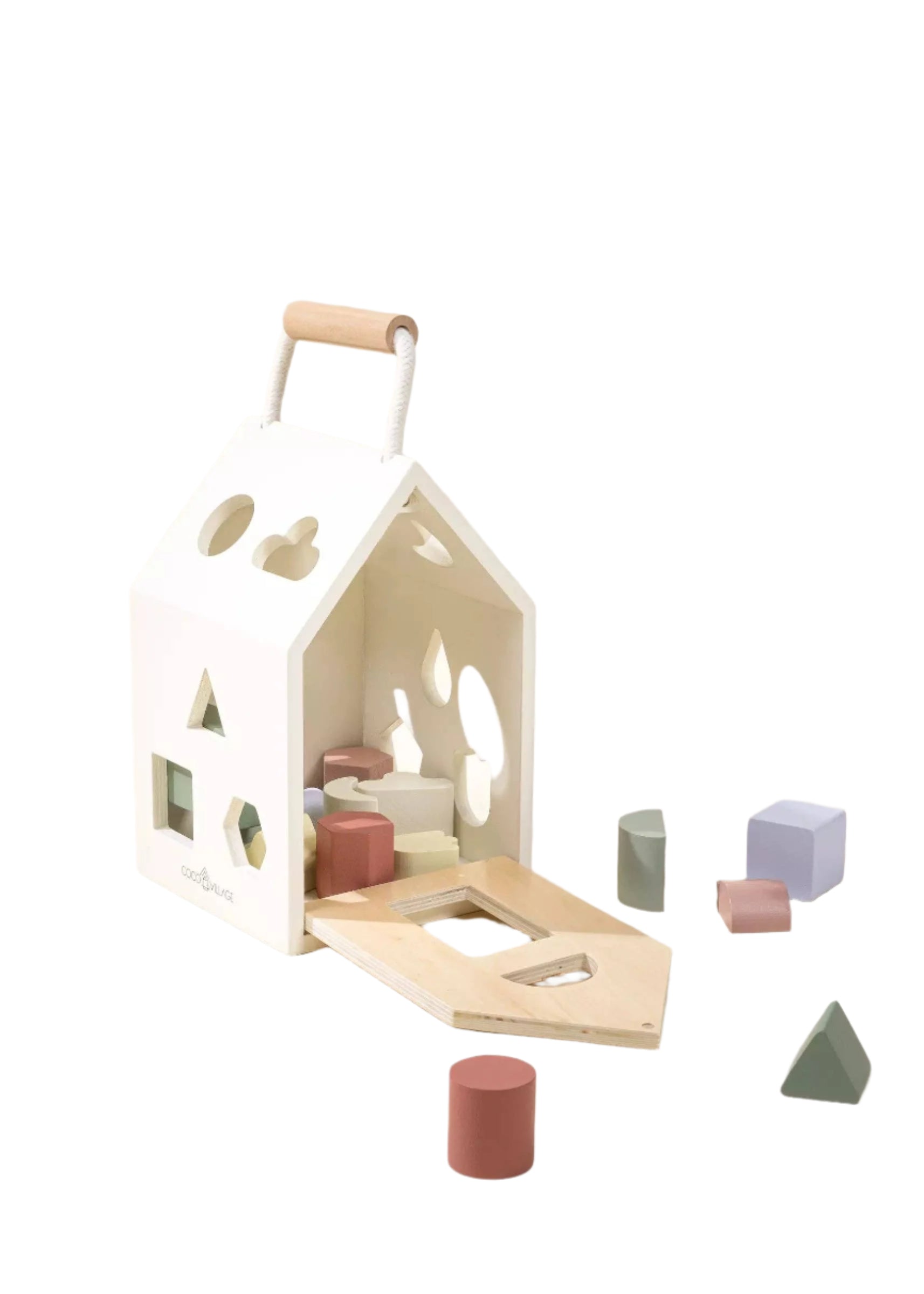 Wooden Shapes Sorting House
