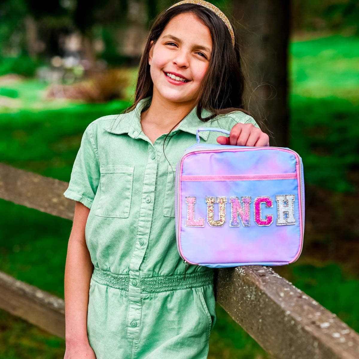 Tie Dye Glitter Lunchbox