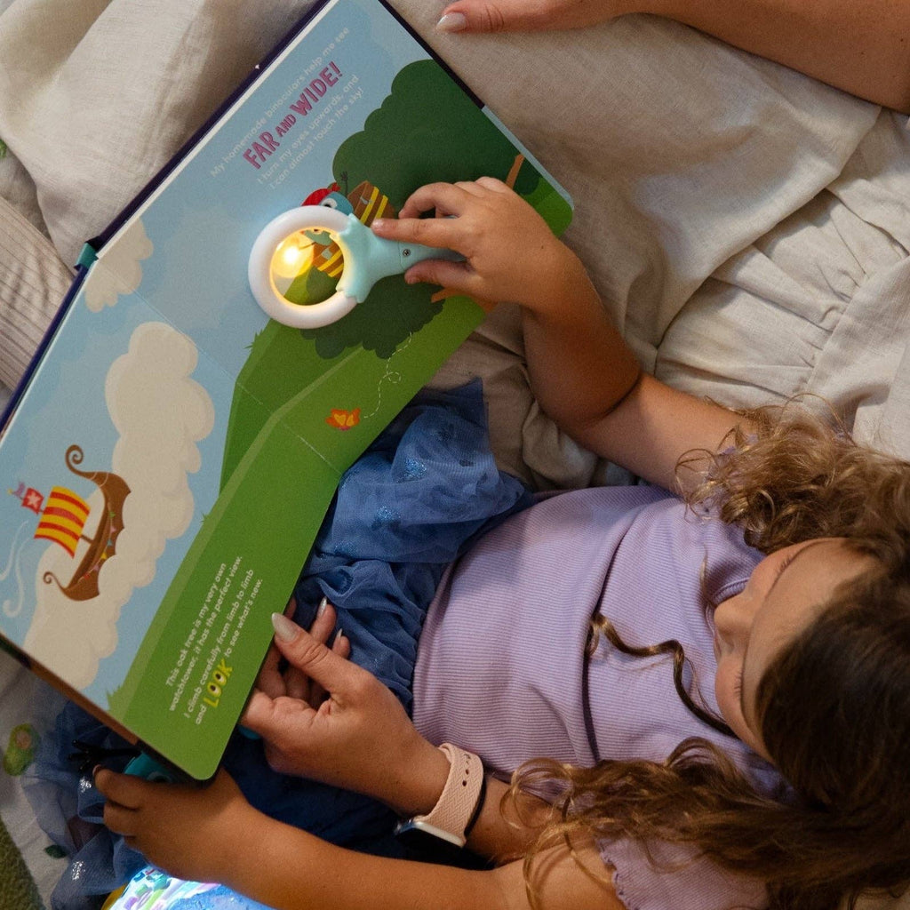 glo pals blair’s backyard of big ideas light up interactive book