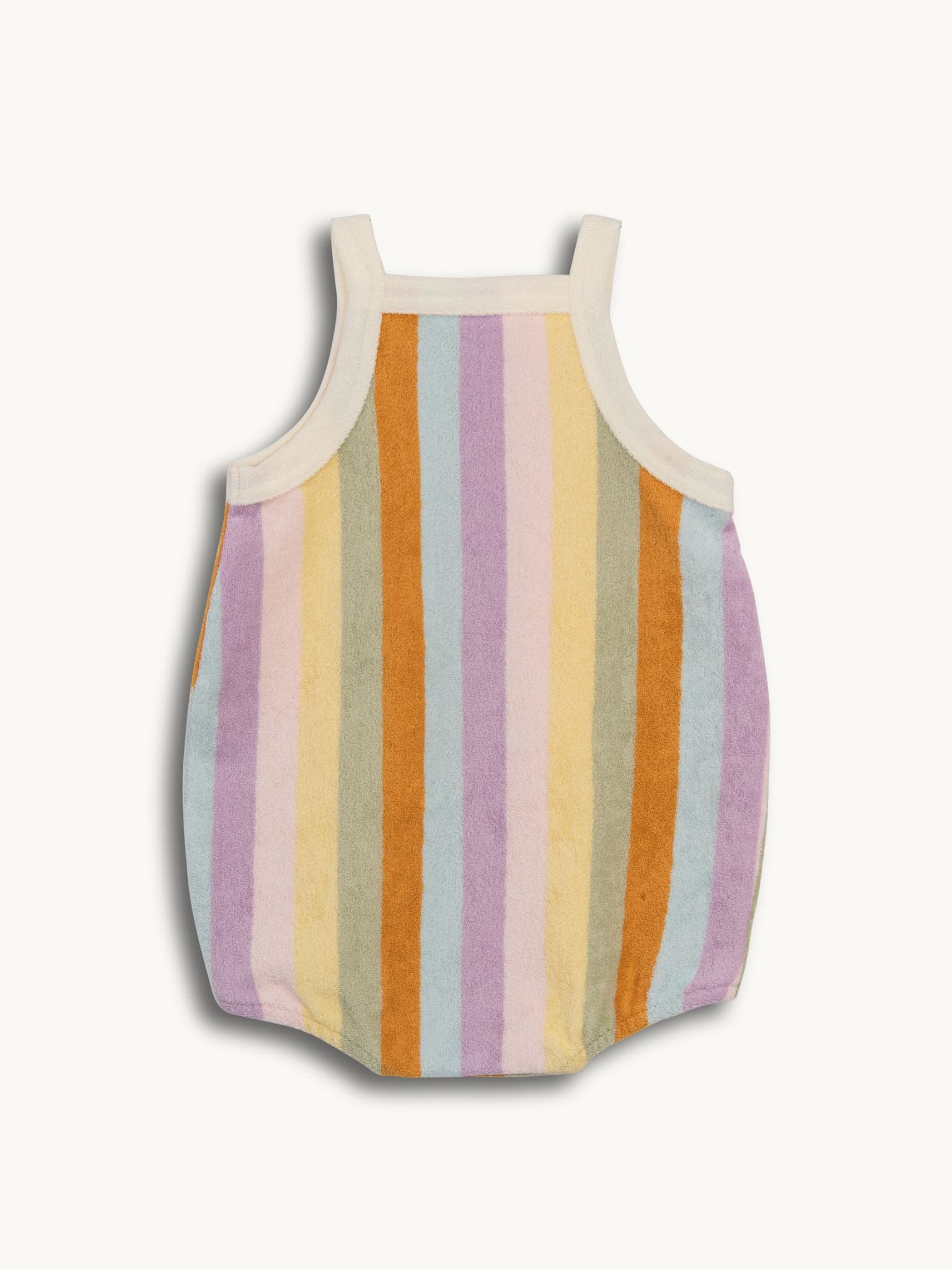 Sunset Stripes Terry Romper