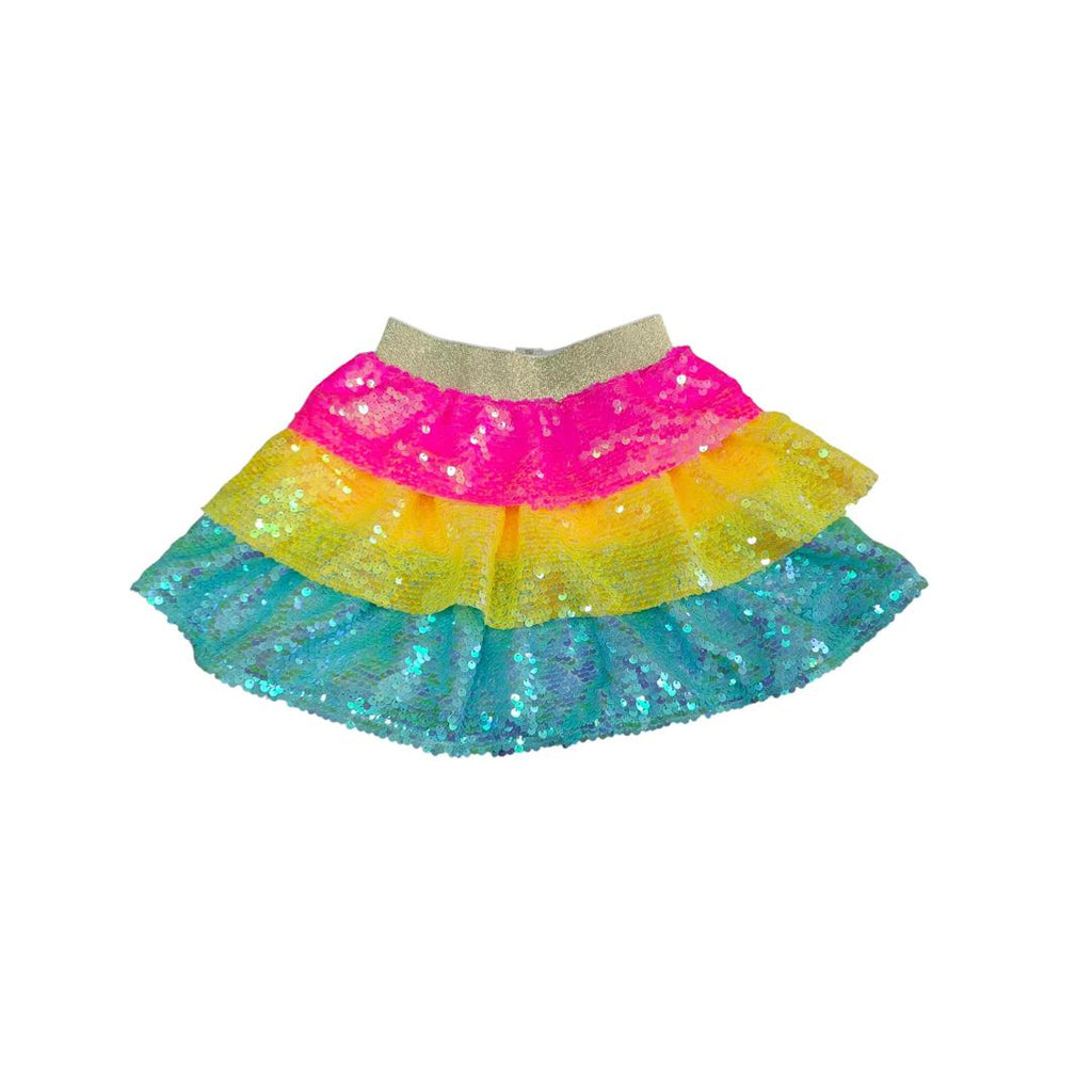 Neon Sequin Skirt